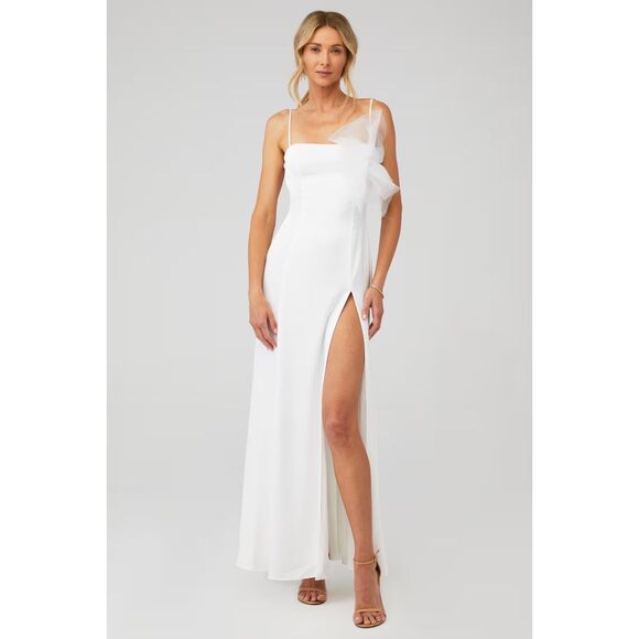 Katie May Blossom Gown Maxi Wedding Dress in Ivory Women's Size Small - Picture 1 of 14